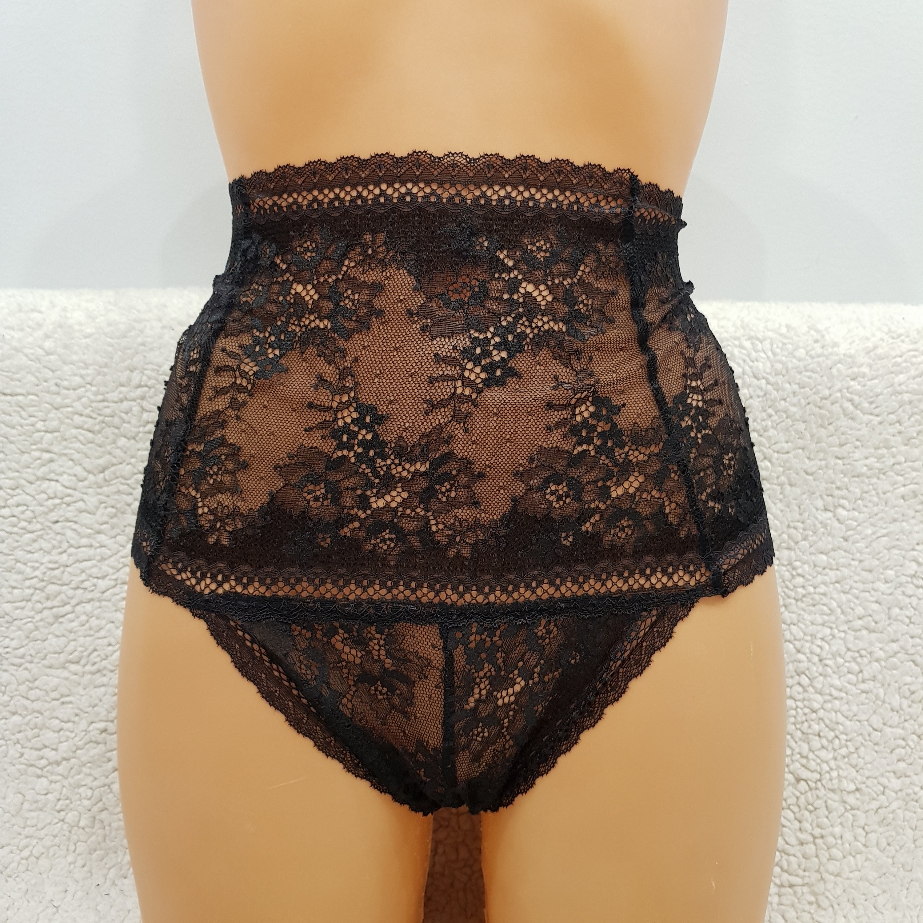 Wide Elastic,black Lace,handmade,bubble Fabric,crotchless Panties,wedding, crotchless,lace Panties,lingerie Woman,night Thong,underwear 