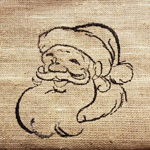 Christmas gift bag,embroidery,Christmas bag,Santa pes brother,brother pes,surprise Santa,Christmas hat,Santa hat,bagging,sackcloth,gift
