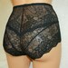 Handmade black,panties,lace,high waist,wedding,shorts,lace panties,sexy lingerie woman,night thong,underwear,high waist crotchless,lingerie 