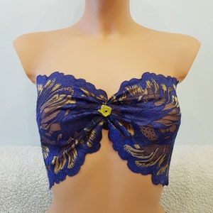 bralette, Lace bralette, bra lingerie, blue lace, bralette belt, bra belt, lace bra, lace bralette,bralettes,lingerie, women underwear, gold