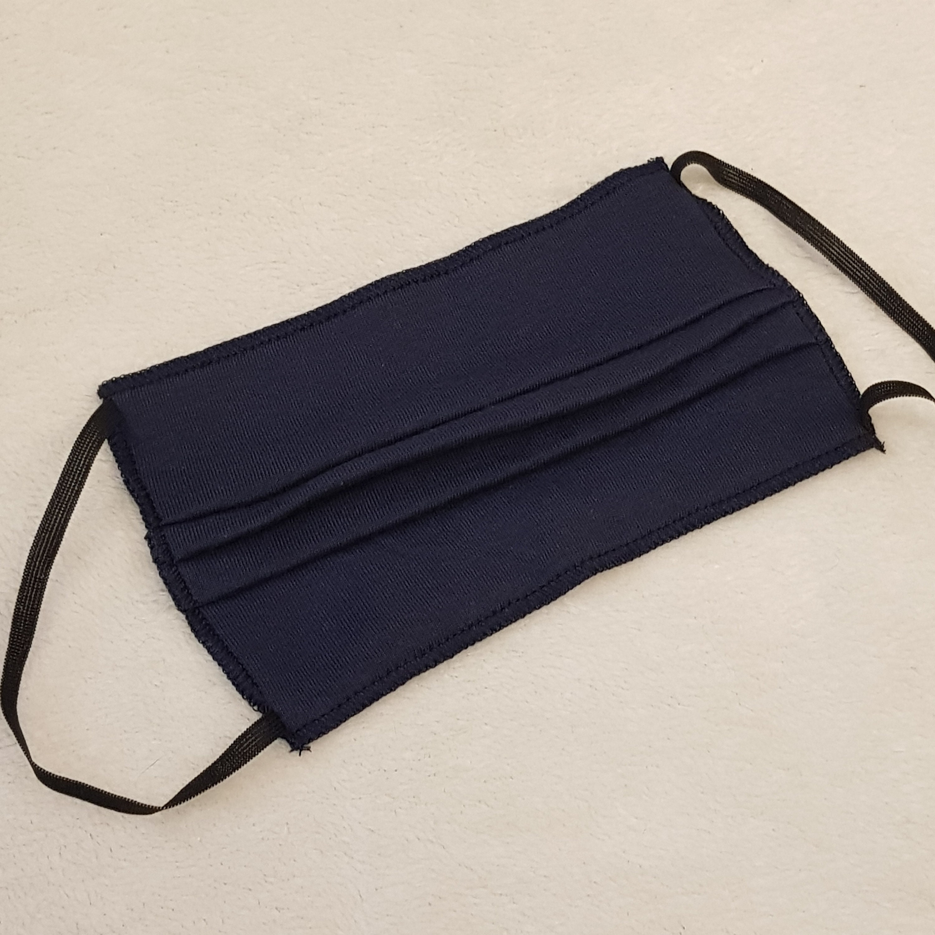 Regular Blue Mask Handmade Blue Face Mask, Cotton, One Size, Different Colors, Custom ...