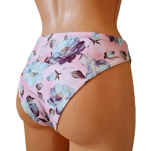 Handmade swim bottom, elastic fabric, bikini bottom, swimwear, swimsuit, swimming wear
