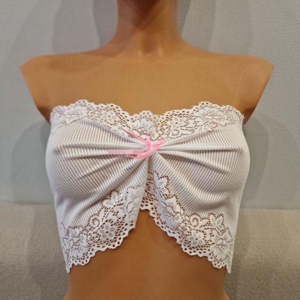 Kanten bralette, beha-lingerie, wit kant, bralette, bralette riem, beha riem, kanten beha, kanten bralette, bralettes, lingerie, damesondergoed