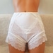 Burlesque,Lingerie lace,handmade white,crotchless panties,lace,high waist,wedding,shorts,lace panties,sexy lingerie woman,underwear,capron 