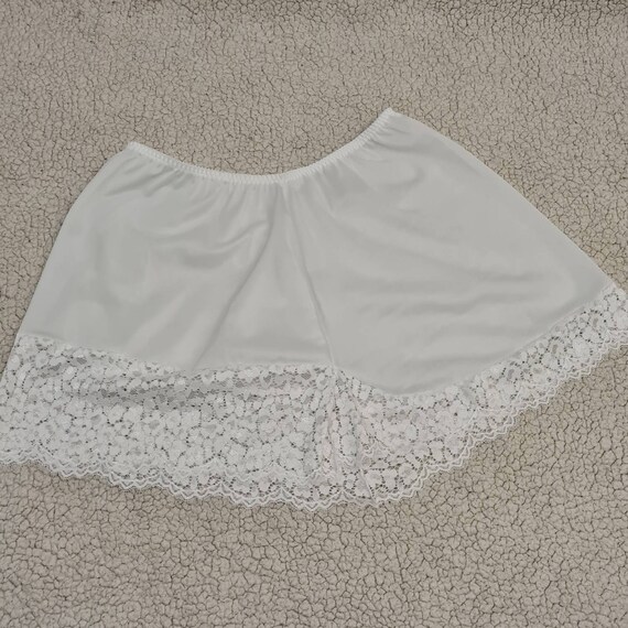 Half Slip Underskirt White Mini Half 