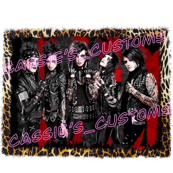 Black veil Brides sublimination/waterslide image