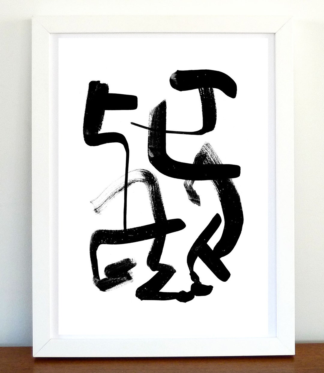 Abstract Art Print, Black and White Art, Abstract Original Print ...