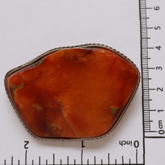 Antique Large Natural Baltic amber butterscotch e… - image 6