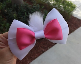 Marie (aristocats) inspired hairbow