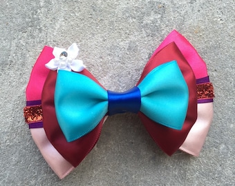 Mulan hair bow version 4