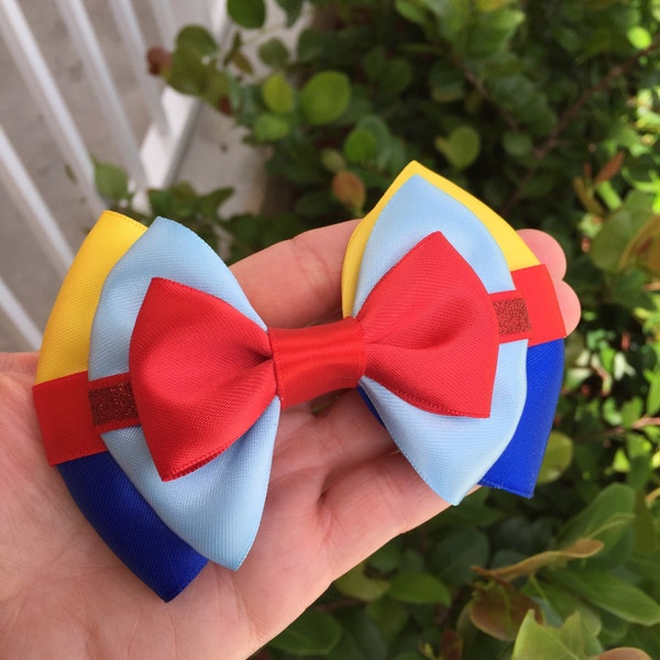 Snow white Hair bow