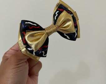 C-3PO inspired hairbow bows star wars bows