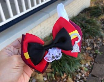 Captain hook inspired hairbow