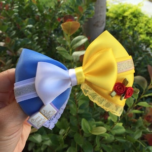 Belle inspired hairbow