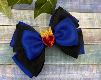 Evie inspired hairbow descendants