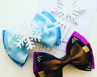 Frozen 2 inspired hair bow disney bows