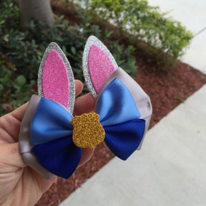 Judy hopps zootopia hairbow inspired