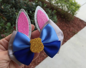 Judy hopps zootopia hairbow inspired