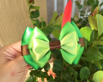 Disney Peter Pan Inspired Bow Peter Pan Inspired Hair Bow for Dress up and Cosplay  main image 3