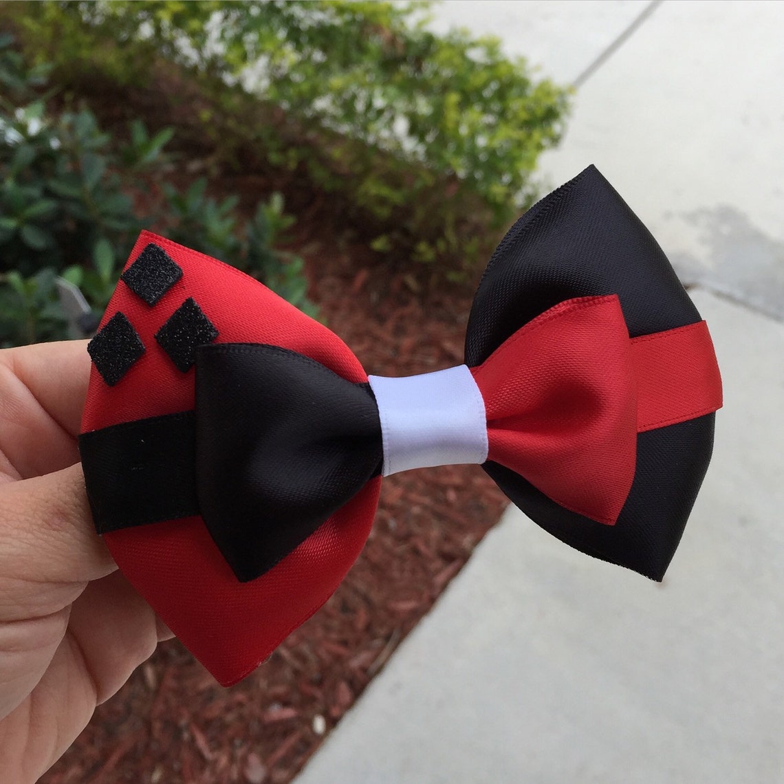 Harley Hair Bow Etsy