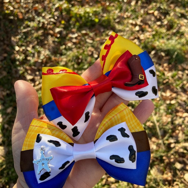 Woody and Jessie inspired hairbow toy story disney bows disney hairbows