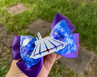 Space Mountain inspired hairbow