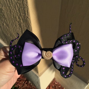 Sea witch Special Edition inspired hair bow (ursula)