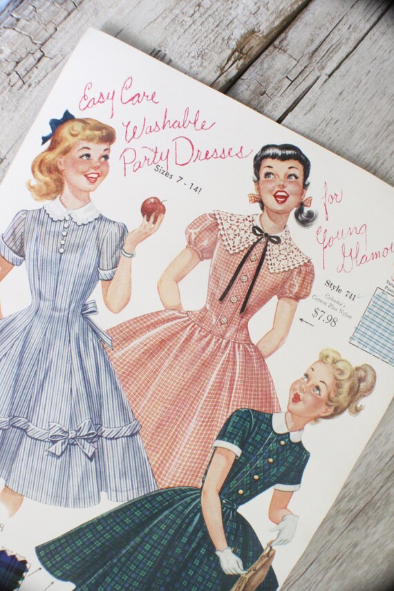 1950s girl fashion