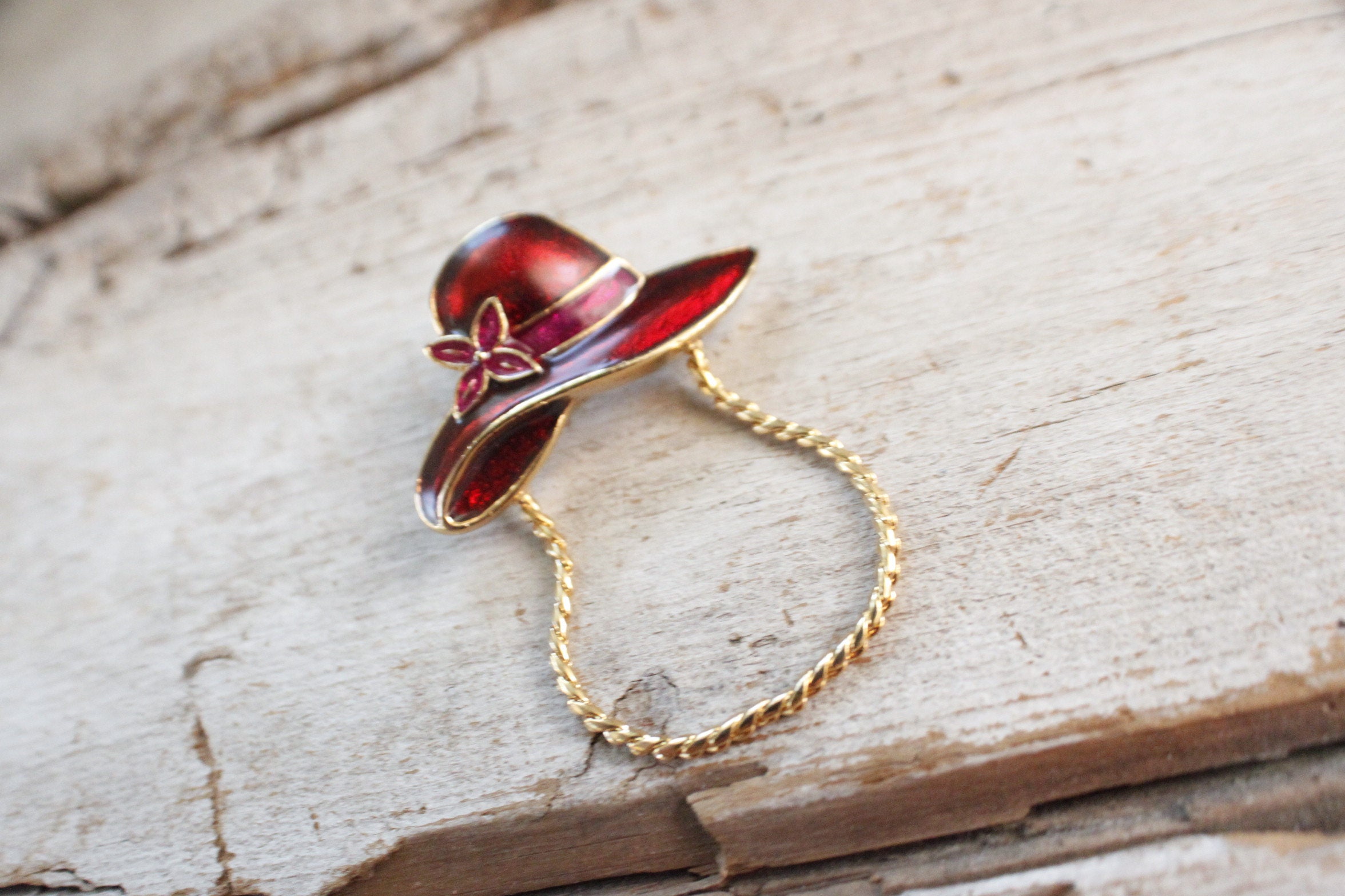 Red Hat Lapel Pin Red Hat Society Lapel Pin Lapel Pin Etsy