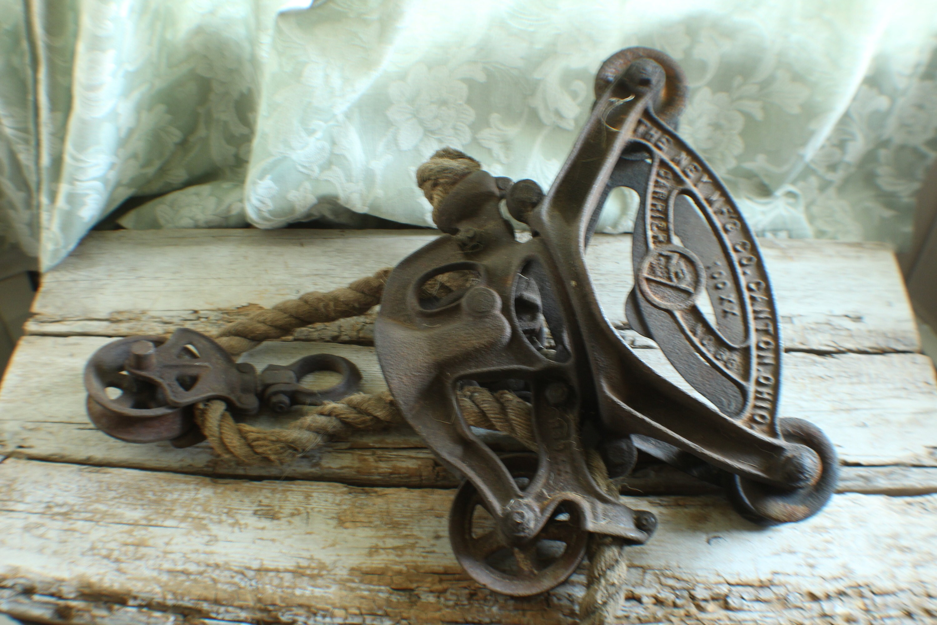 Vintage Sliding Barn Door Rollers Primitive Trolley Hanger Etsy