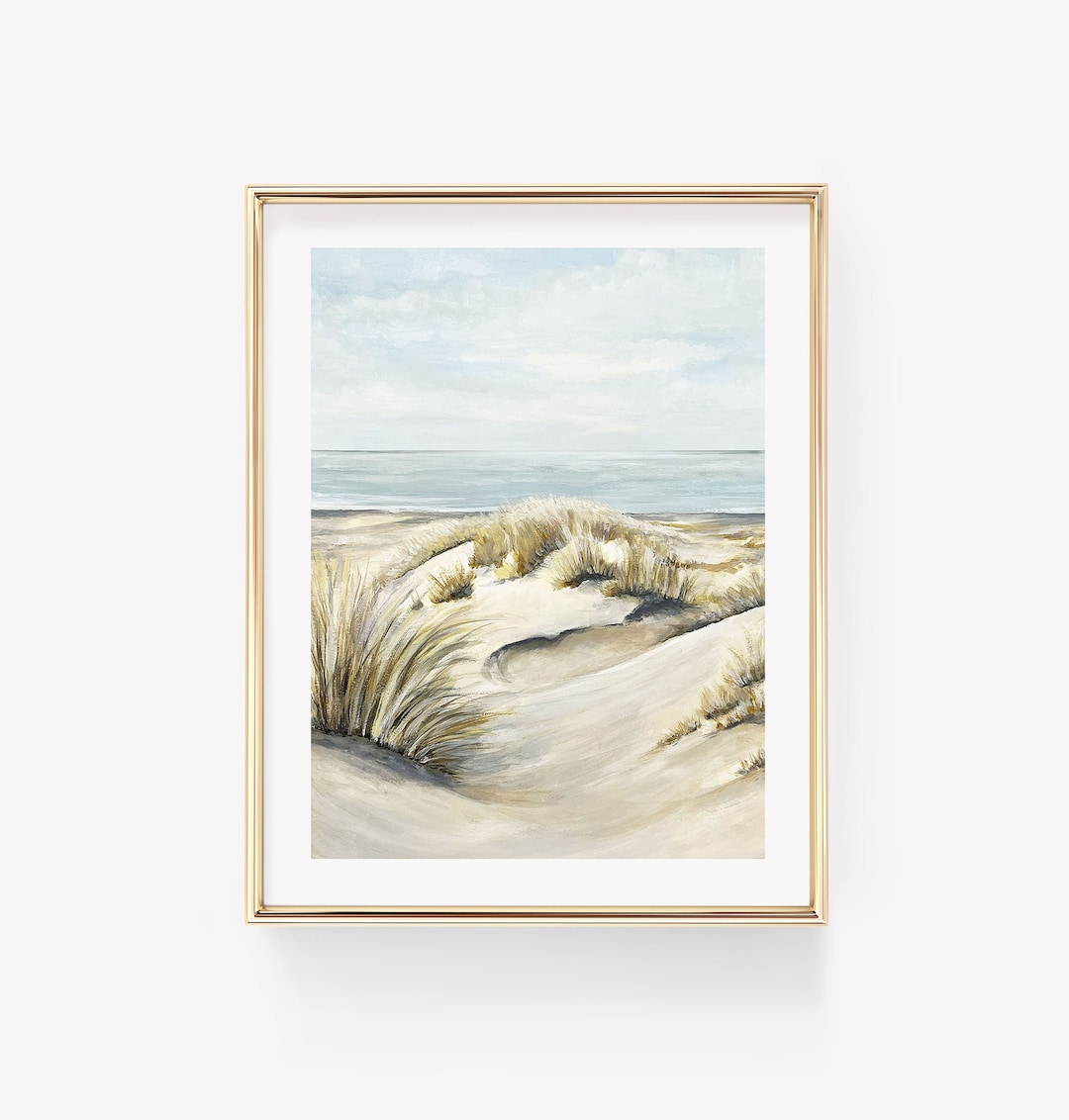 Beach Dunes Art Print. Ocean Wall Art. Nautical Decor. Beach Wall Art ...