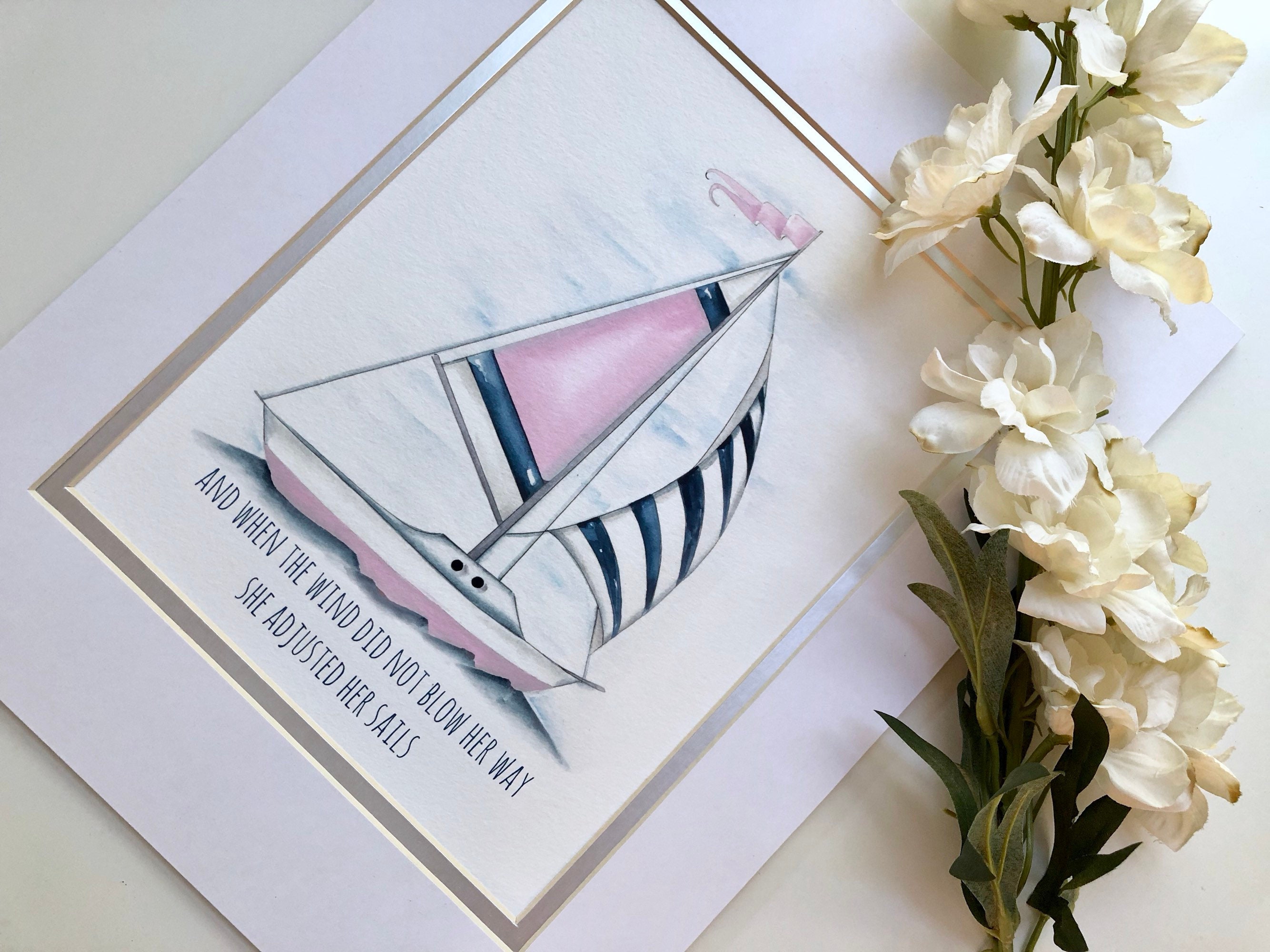 READY TO SHIP Nautical Girl Nursery Decor. Nautical Nursery Etsy