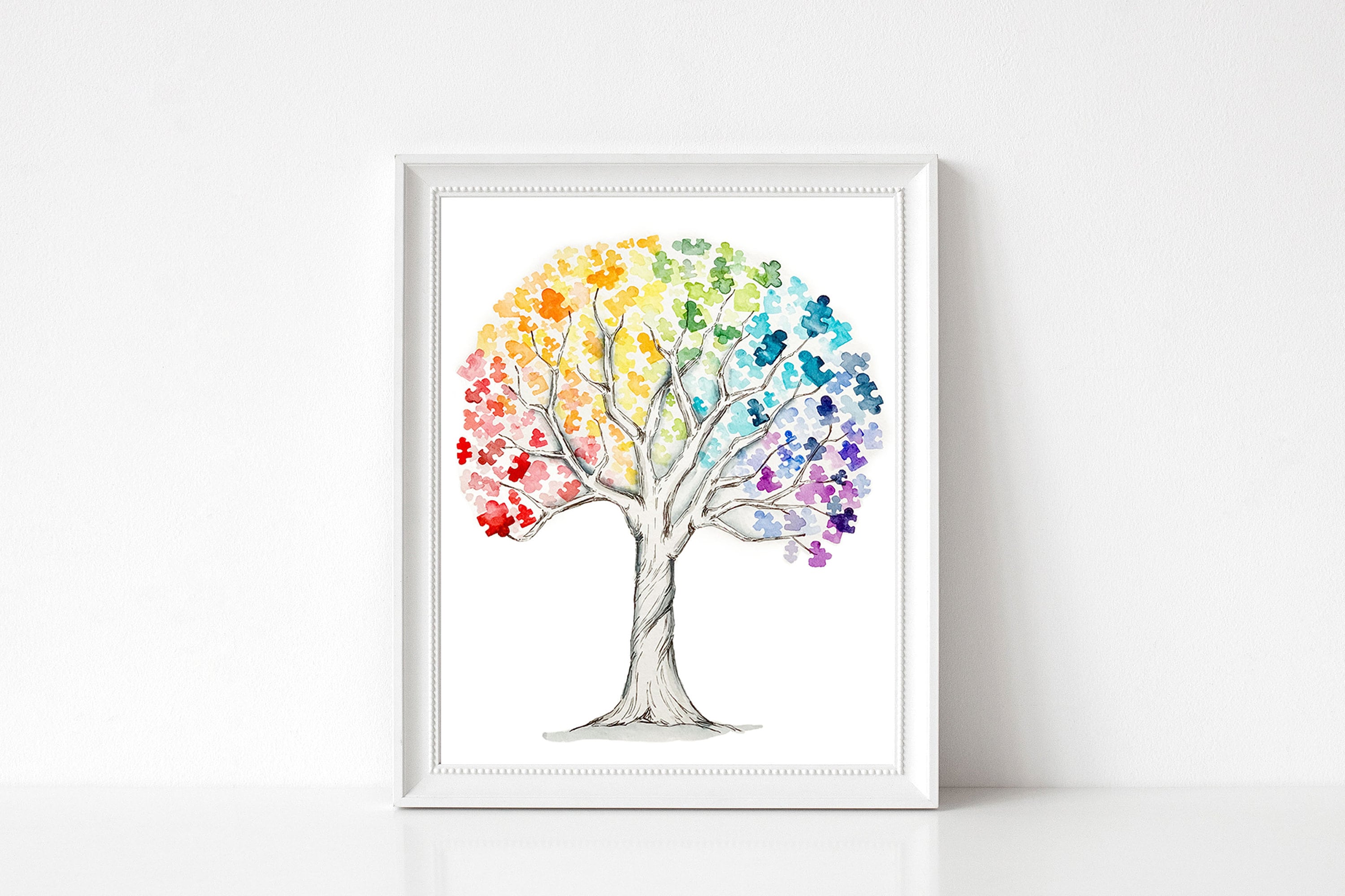 Autism Acceptance Art Print. - Etsy