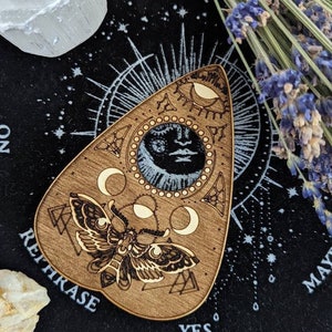 Ouija Planchette - Lunar Moth