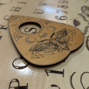 Ouija Planchette - Gold Lunar Moth