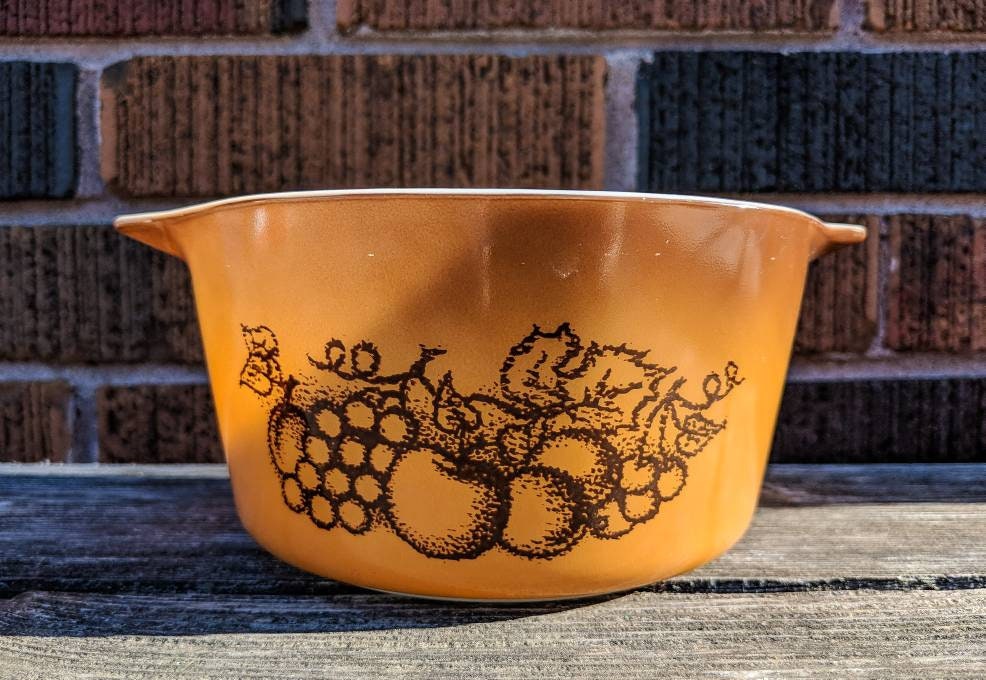 1960\'s Pyrex Old Orchard Mixing Bowl - Cookware Vintage Pyrex ... 1960\'s Pyrex Old Orchard Mixing Bowl - Cookware Vintage Pyrex ...
