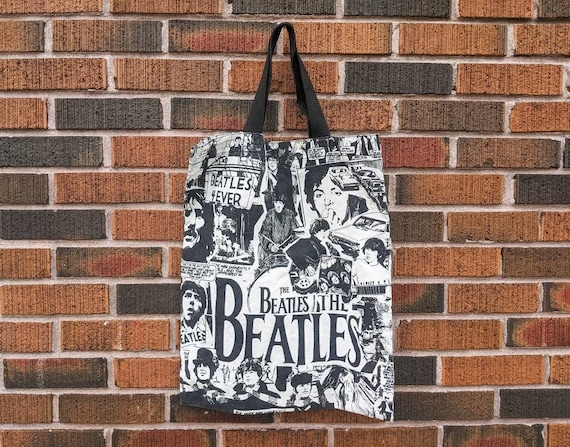 FREE SHIPPING - The Beatles Black and White Newspa