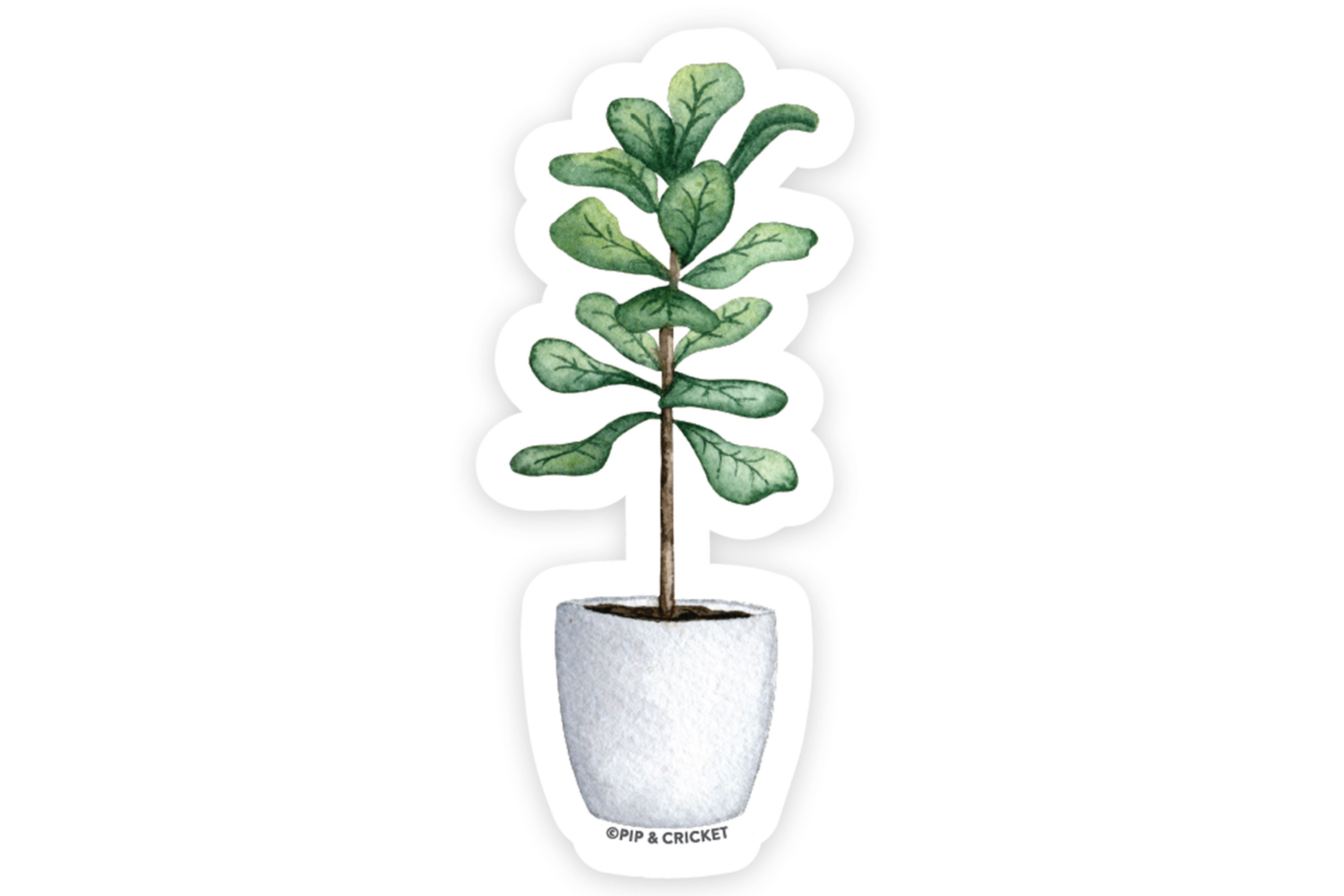 Houseplant Stickers Plant Sticker Waterproof Sticker Etsy