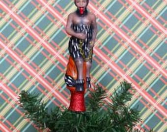 Krampus Tree Topper Glass Cody Foster Amazing!!!