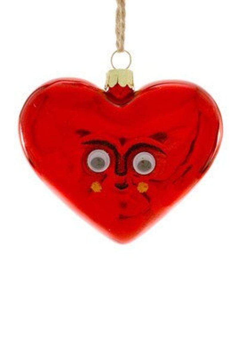 Cody Foster Googly Eye Heart Ornament