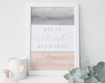 spa print bathroom wall art relax refresh recharge bathroom quotes wall art sayings modern home typography most sold art blush gray - Bathroom Quotes spa print bathroom wall art relax refresh recharge bathroom quotes wall art sayings modern home typography most sold art blush gray - Bathroom Quotes