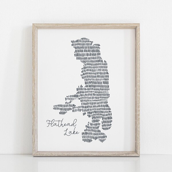 Flathead Lake Art Etsy