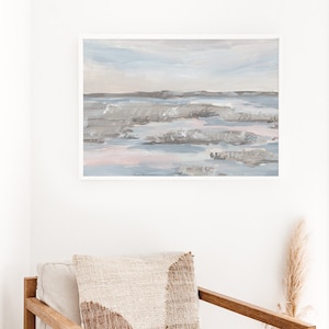 Marsh Painting | Modern Coastal Low Country Landscape for Beach Decor Carolina Art | &quot;Low Country Reverie, No. 2&quot; - Art Print or Canvas