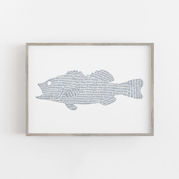 Large Mouth Bass - Etsy