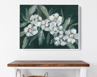 Abstract Botanical Decor | "Emerging Florals" – Art Print or Canvas