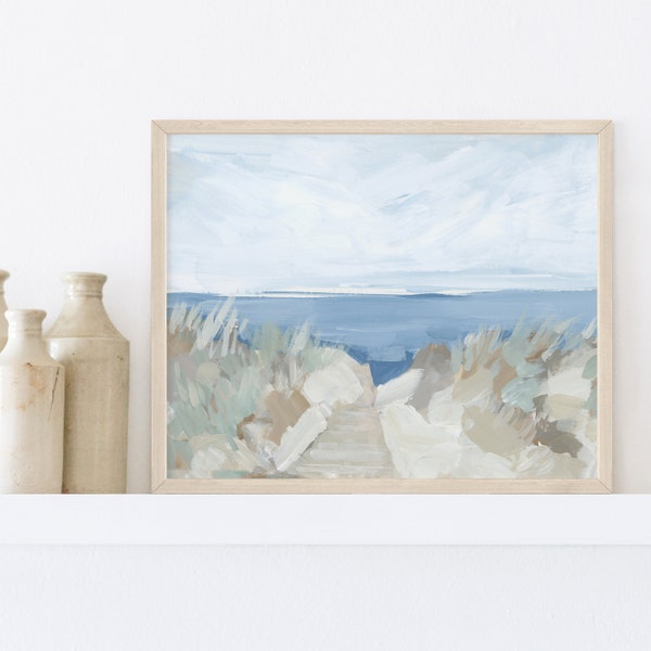 Coastal Dune Painting | "Path to the Sea" - Art Print or Canvas