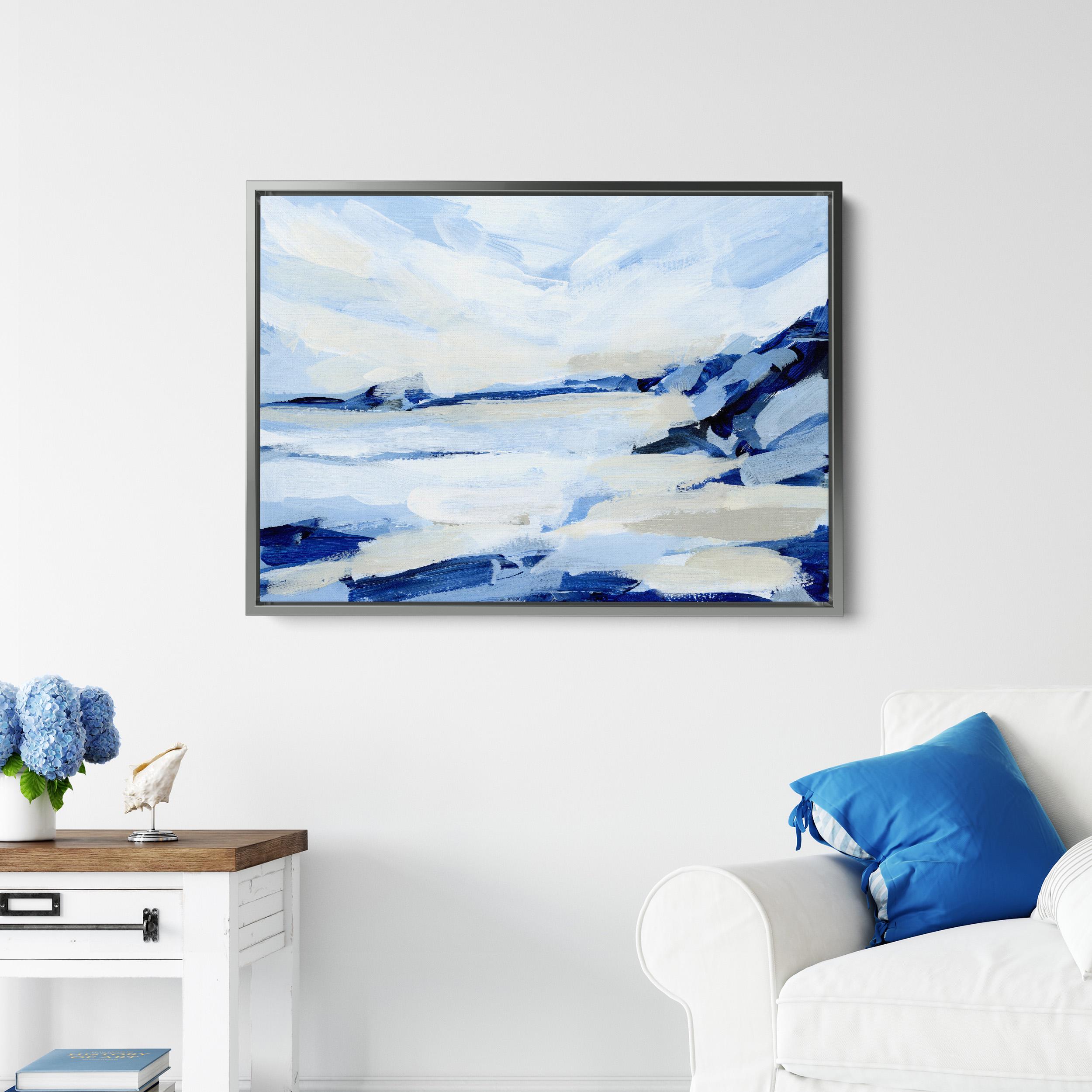 September Beachscape Blue Abstract Beachscape |