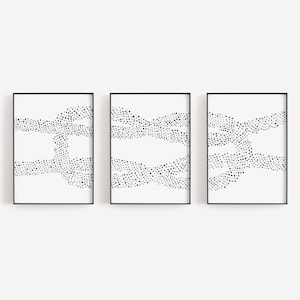 Nautical Decor Square Knot Print Set Modern Coastal Nursery Triptych | "Nautical Square Knot" - Set of 3 - Art Prints or Canvases