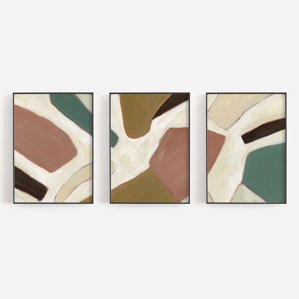 Triptych Painting Etsy