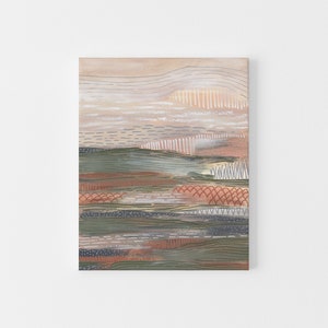 Southwestern Print | Desert Home Decor Abstract Earth Tones Artwork | Neutral Gallery Wall Art | &quot;Outbound, No. 1&quot; – Art Print or Canvas